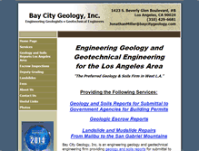 Tablet Screenshot of baycitygeology.com